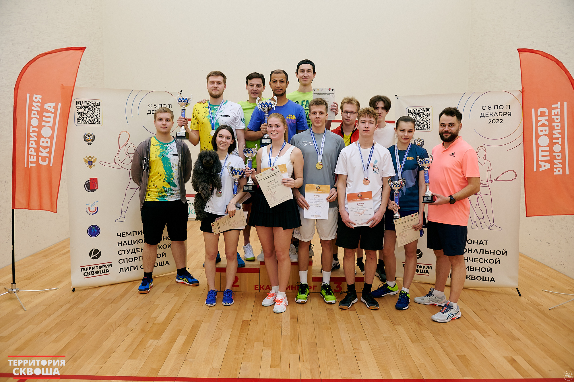 Чемпионат Национальной студенческой спортивной лиги сквоша 2022 завершен!